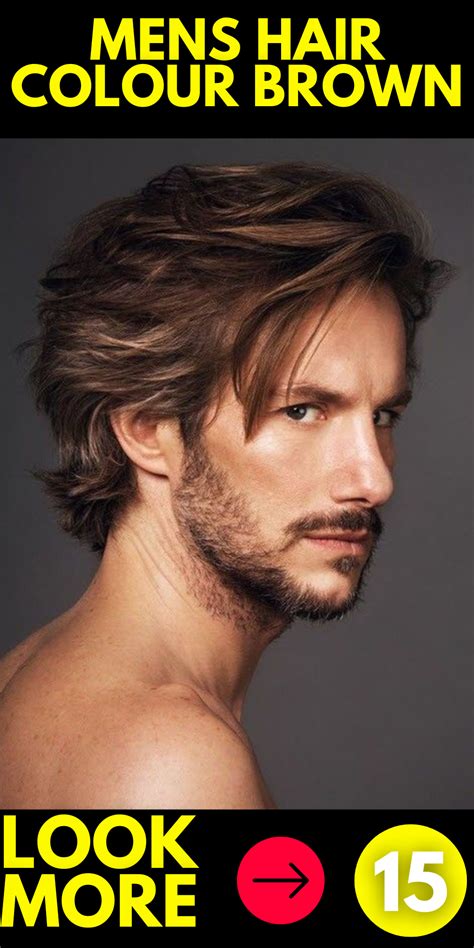 Brown Color Hair Style Man