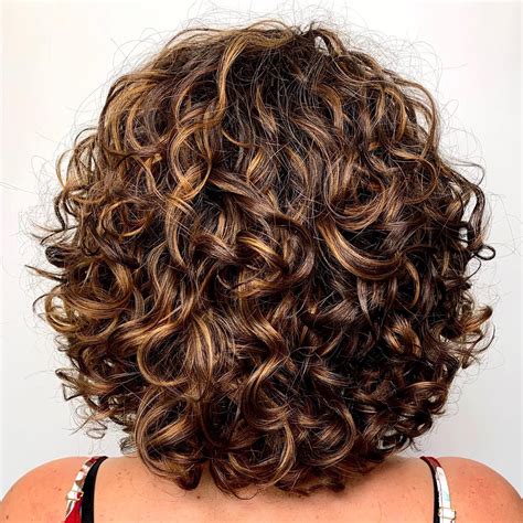 Brown Curly Hair Short