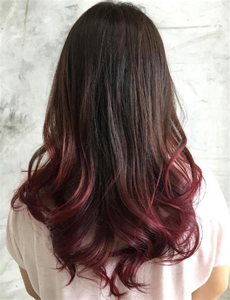 Brown Hair Color Ends