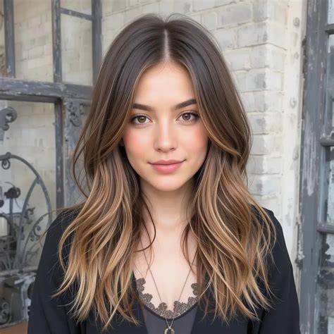 Brown Hair with Subtle Red Highlights