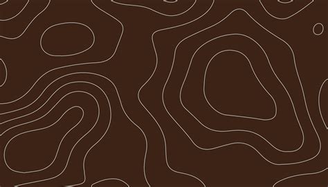 Abstract Topographic Map Brown Colors Stock Vector 367371164 Shutterstock