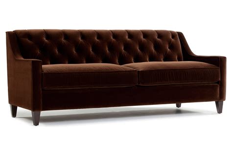 Brown Tufted Sofa