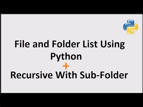 th?q=Browse Files And Subfolders In Python - Effortlessly Navigate Files and Subfolders with Python