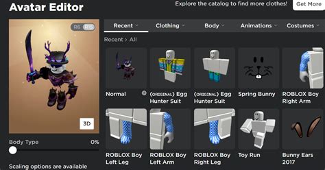 Browser: Customizing Your Avatar – Roblox Support