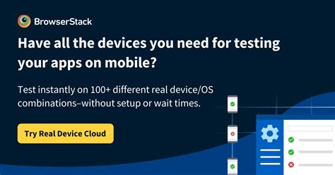 BrowserStack: Most Reliable App & Cross Browser Testing Platform