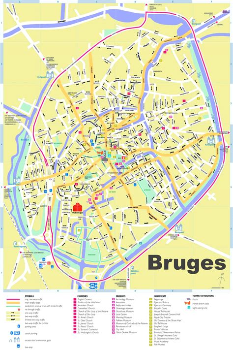 Bruges Map