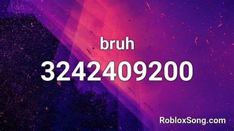 Bruh Roblox ID