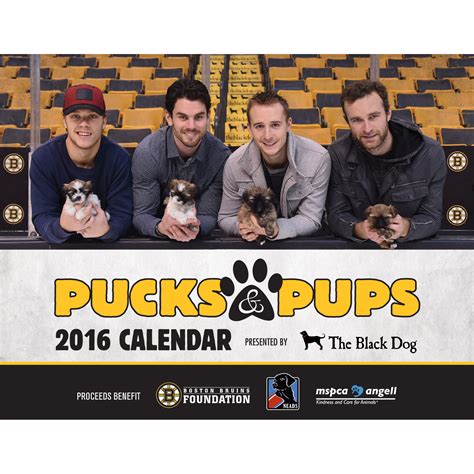 Bruins Dog Calendar