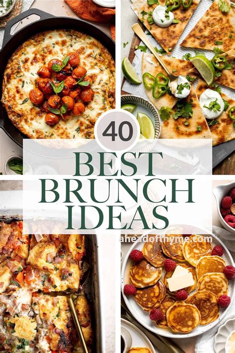 Brunch Ideas: Delicious Menu & Inspiration