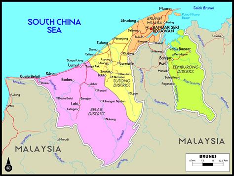 Brunei Map