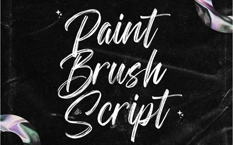 Brush Script Font Usage