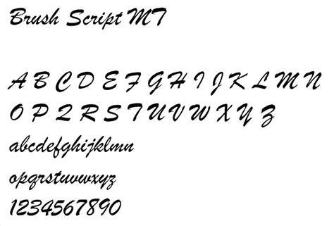 Brush Script MT