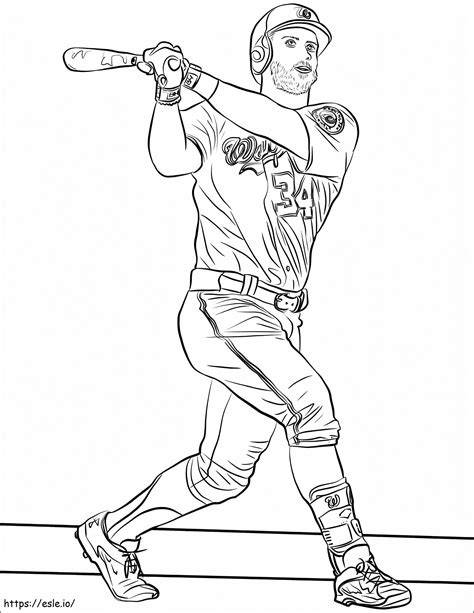 Bryce Harper Coloring Pages