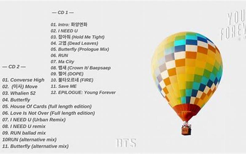 Bts The Most Beautiful Moment In Life Young Forever Album Cover