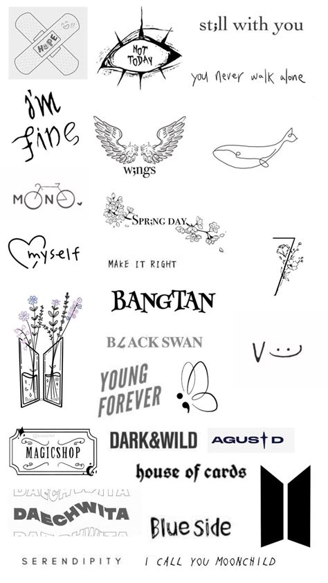 Bts Tattoo Ideas