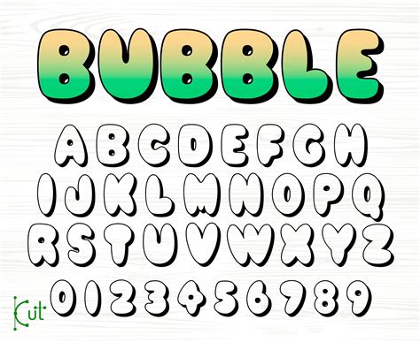 Bubble Font Design