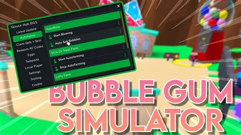 Bubble Gum Simulator script/hack pastebin autofarm - YouTube