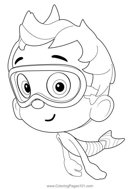 Bubble Guppies Color Pages
