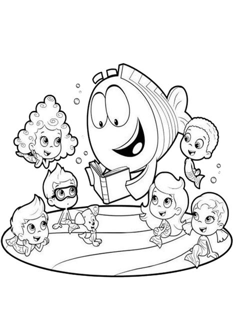 Bubble Guppies Coloring Pages