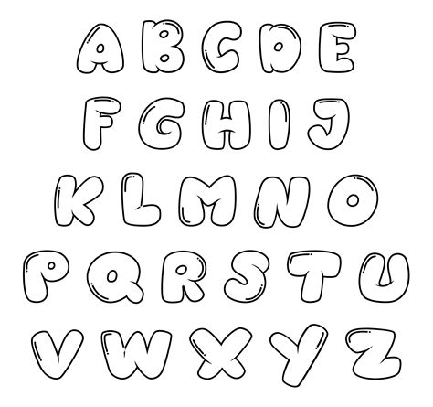 Free Bubble Fonts To Download / Vector Water Grpos Alphabet Letters Az