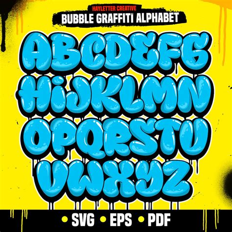 Bubble Letter Font Graffiti