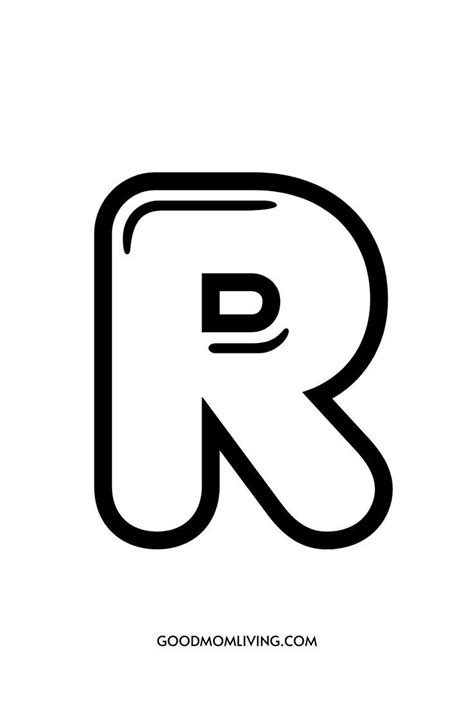 free printable bubble letter r freebie finding mom printable bubble