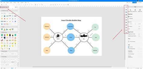Double Bubble Mapmplate Pdf Google Docs Thinking Mind Free Printable