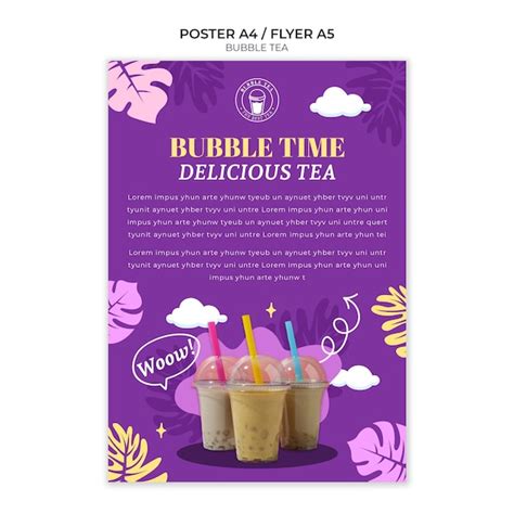 Bubble Tea Template