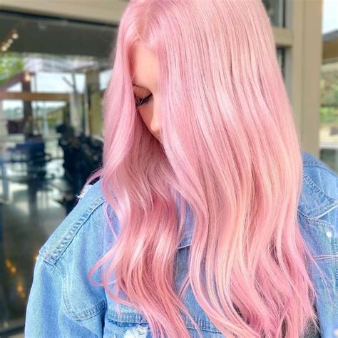 Bubblegum pink hair color Korean