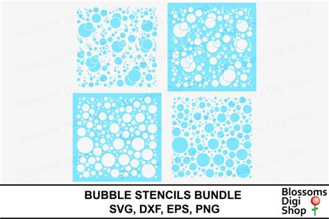 Download Bubbles Stencils Cut Files