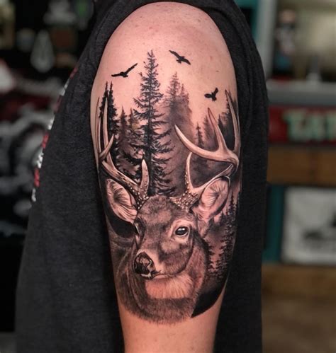 Whitetail Deer Tattoo Designs Deer tattoo, Deer tattoo