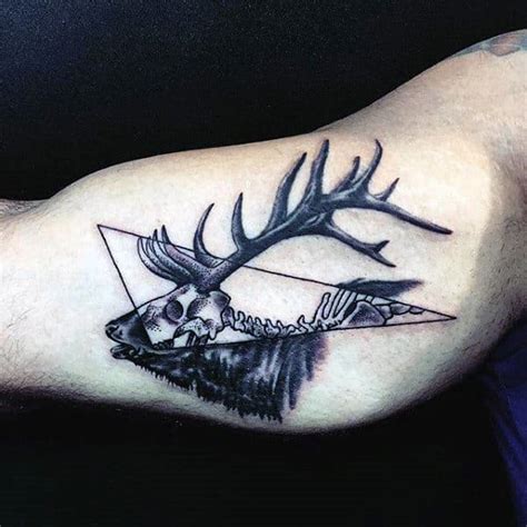 Buck Antler Tattoo