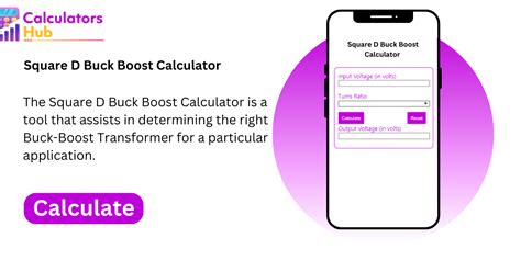 Efficient Power Management Made Simple with Buck Boost Calculator by Square D