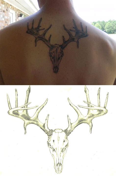 Buck Skull Tattoo