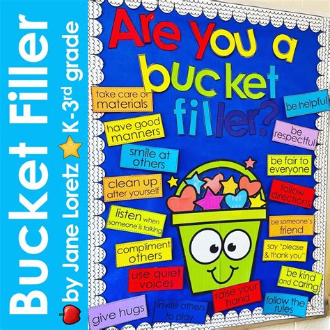 Bucket Fillers Bulletin Board Ideas