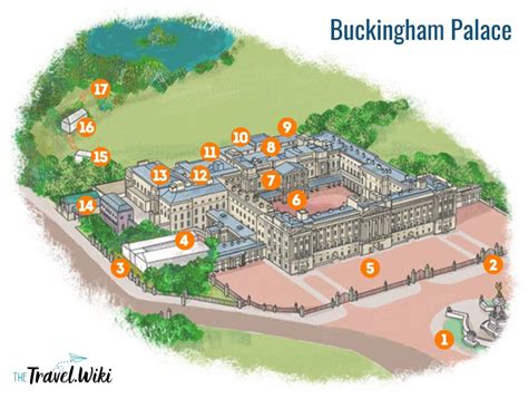 Buckingham Palace Tour Route
