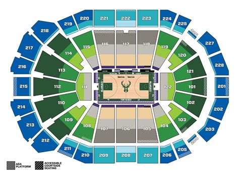 Bucks Arena Seating Chart