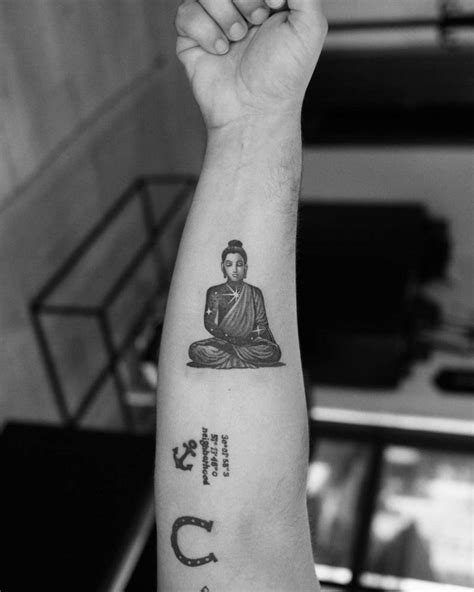 Buddha Tattoo Forearm