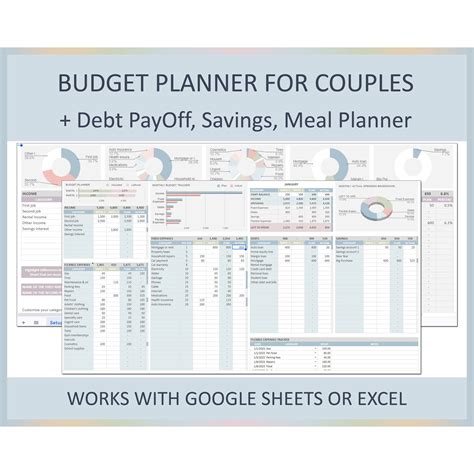 Married Couple Budget Spreadsheet —