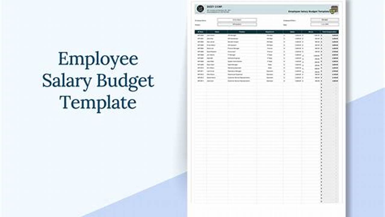 Unveiling Compensation Secrets: A Guide to Budget Templates for Employee Salaries