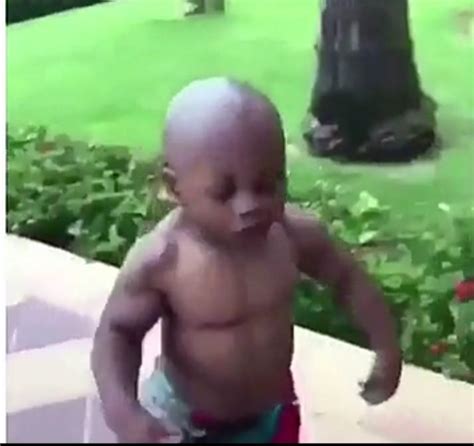 Buff Black Baby Meme