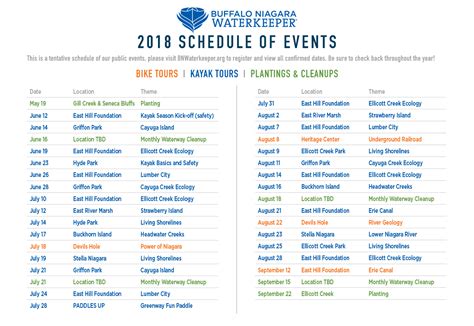 Buffalo Events Calendar