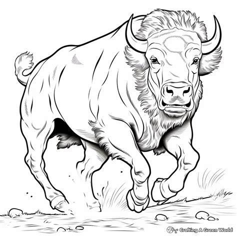 Buffalo Coloring Pages