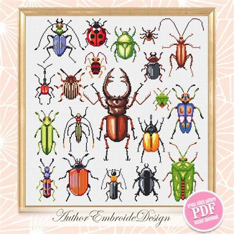 Bug With Pattern On Back