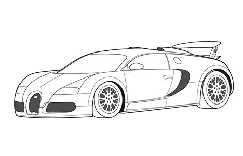 Bugatti Coloring Pages Printable