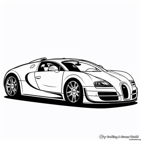 Bugatti Veyron Coloring Pages