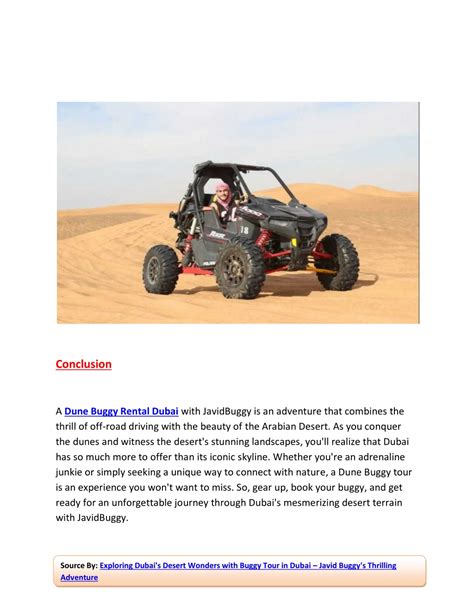 Buggy Tour Conclusion