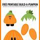 Build A Pumpkin Printable