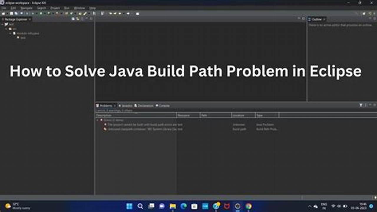 Build Path Problem In Eclipse
