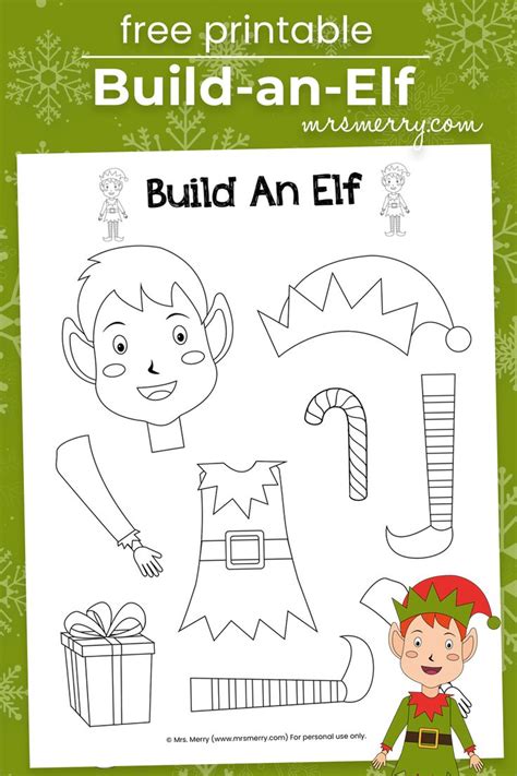 Build An Elf Free Printable